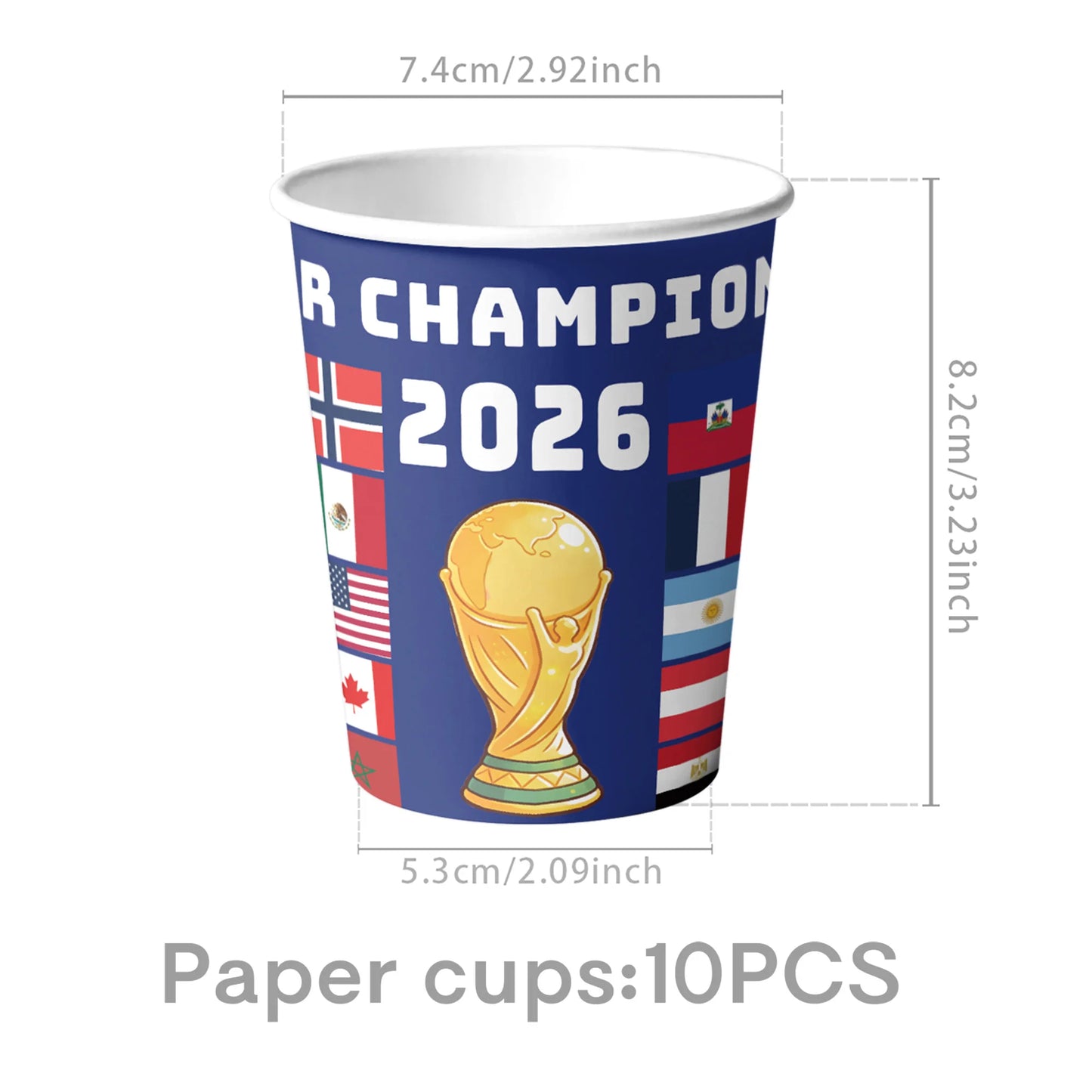 Kit Festa Pronta Brasil Copa do Mundo Decorativo Completo 30/41/116 Peças Festa colorida