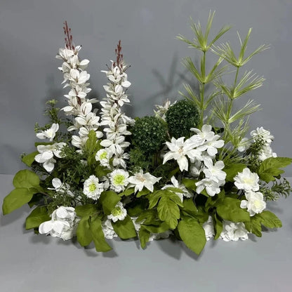 Flores artificiais de Natal Decoração de Natal, Folhagem natalina, arranjo natal, decoração