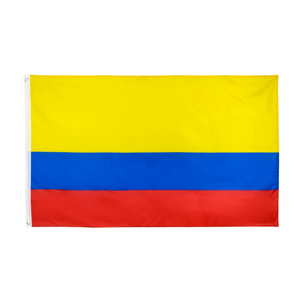 Copa do Mundo Bandeira Bandeira colombiana da Colômbia | 7,5 x 1,5 m | Bandeira do país