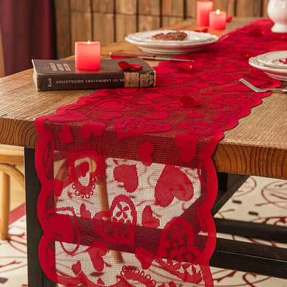 Toalha de mesa para o dia dos namorados, 183x133cm, decoração dia dos namorados