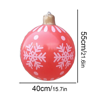 Bola de Natal Inflável, Inflável para Exterior, Bolas Infláveis Decoradas, Decoração e Infláveis
