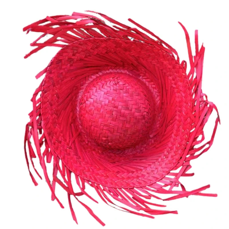 Fantasia festa junina arraia caipira chapéu palha Chapéu de palha Festa Junina Sombreiro