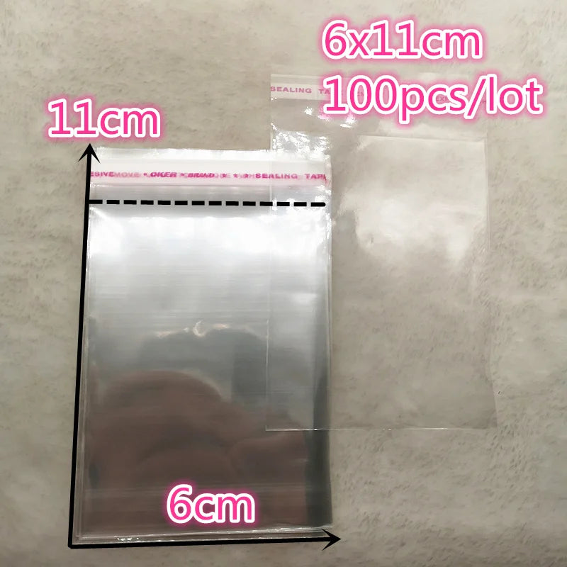 Saco Adesivado Saquinho Plastico Transparente 12x12 - 100 unidades