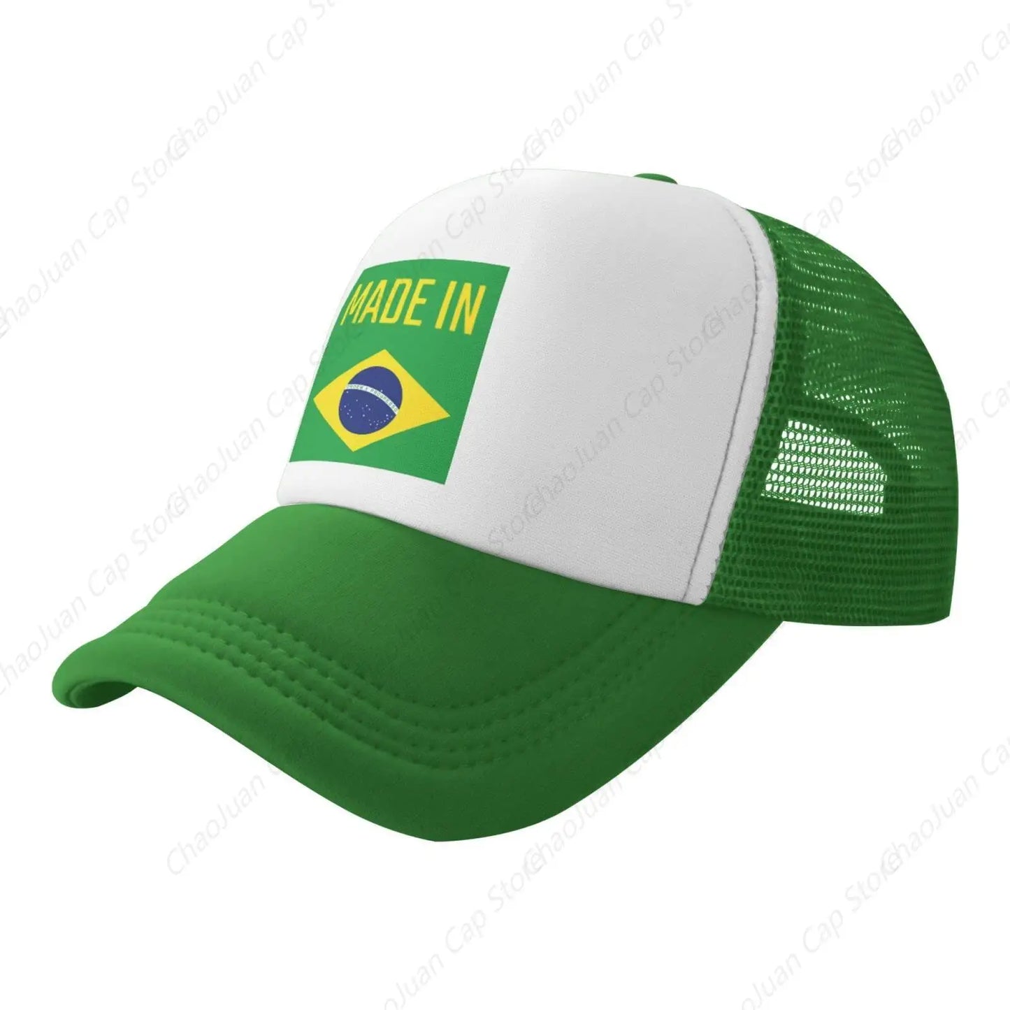 Boné Seleção Brasileira, Preto com Bordado Dourado, Unissex, Futebol Copa do Mundo