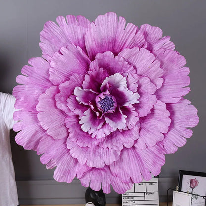 Flor artificial gigante de 80 cm Rosa