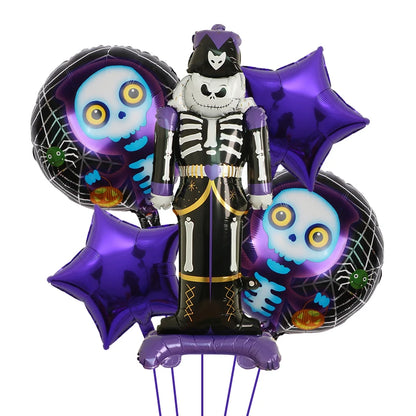 Decoração de balões de Halloween | Decoração de balão de aranha de abóbora Halloween