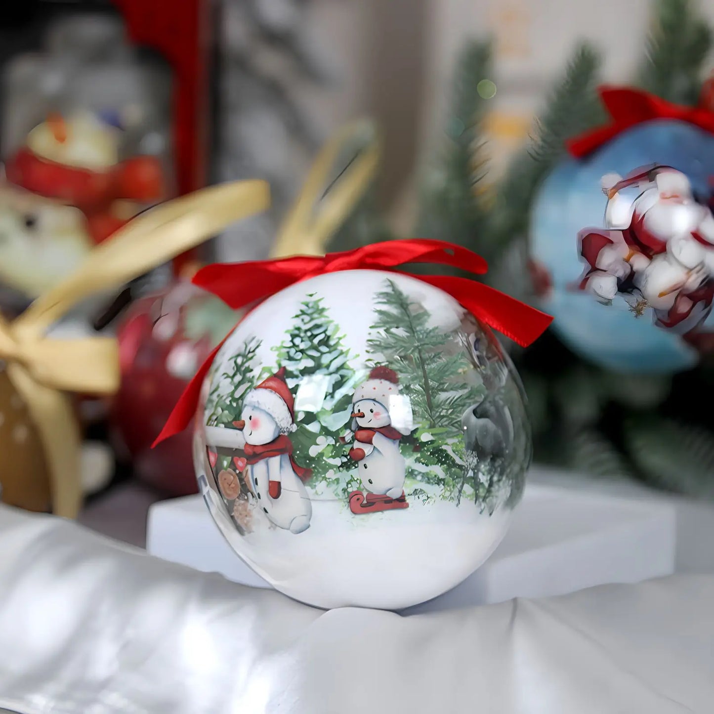 Bola de Natal para Lembrancinhas de Festa 1 Peças de Enfeites Bola Natal Lembrancinhas