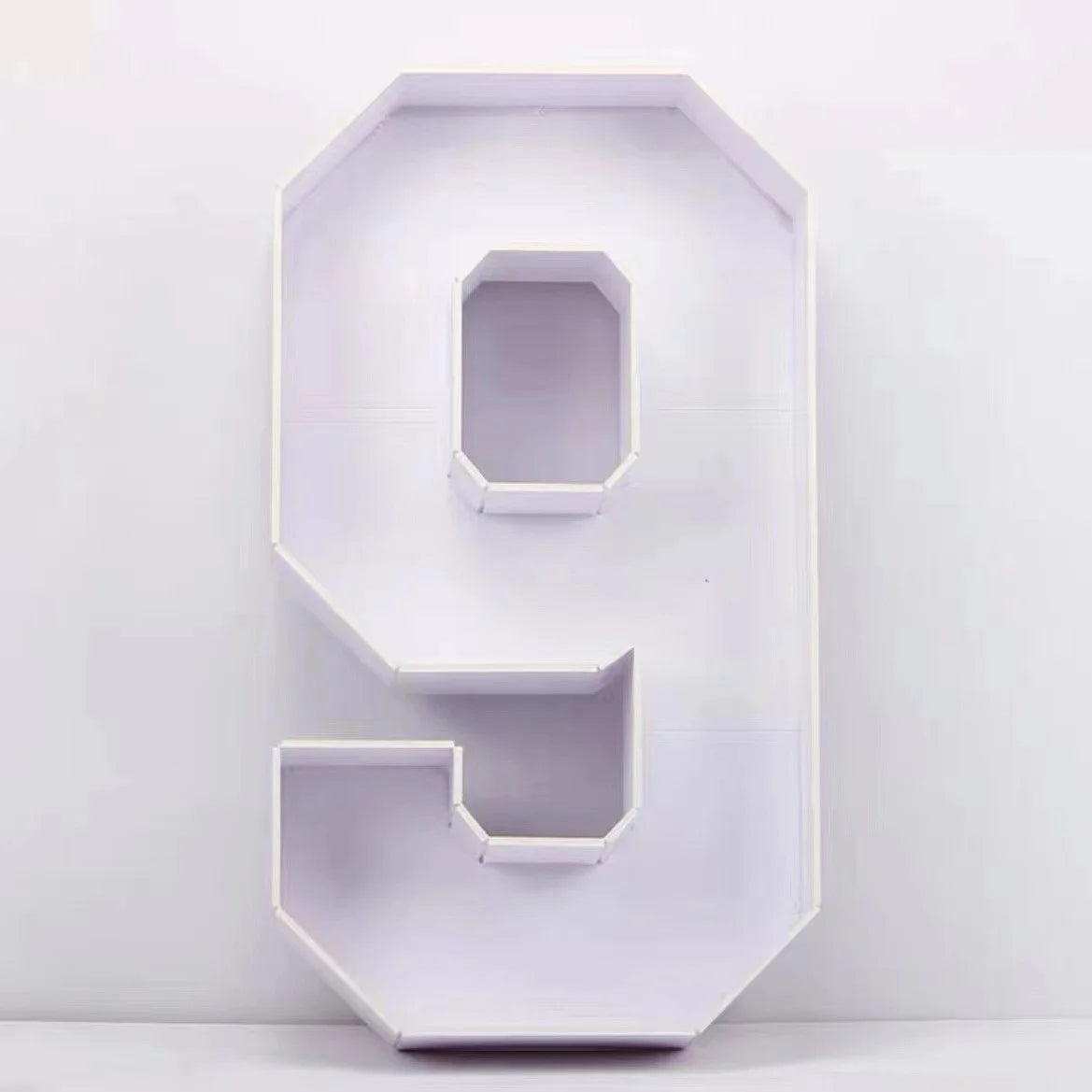 Letras Gigante Moldura para Balão com Números, Mosaico de Balões de 73 cm, Moldura