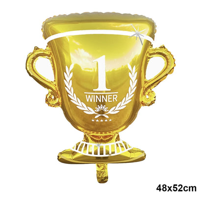 Balões Copa do Mundo Conjunto de balões de festa de futebol, campeonato e balões troféu