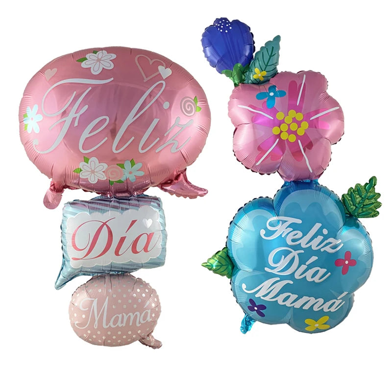 Feliz dia das mães balões de folha feliz dia mama balão decorações da mãe