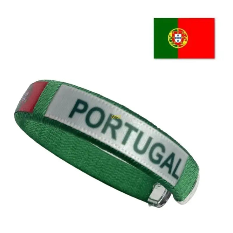 Pulseira Copa do Mundo bandeira verde do Brasil Acessório Perfeito para Torcer no Futebol