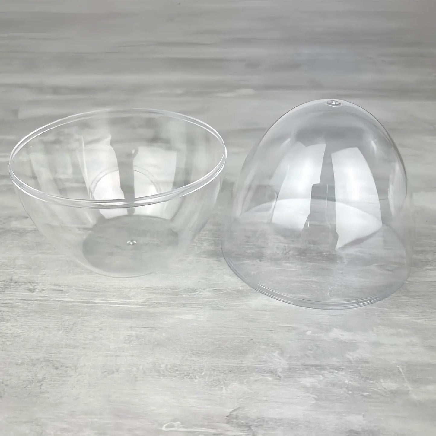 Ovos de Páscoa Transparente Plástico Transparente Ovo De Páscoa Enfeites de plástico
