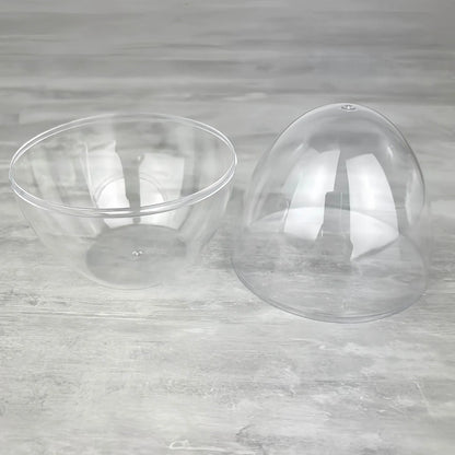 Ovos de Páscoa Transparente Plástico Transparente Ovo De Páscoa Enfeites de plástico