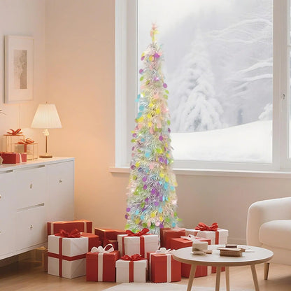 Árvore de Natal Artificial Realista com 1,5 Metros de Altura Pinheiro de Natal Artificial Realista