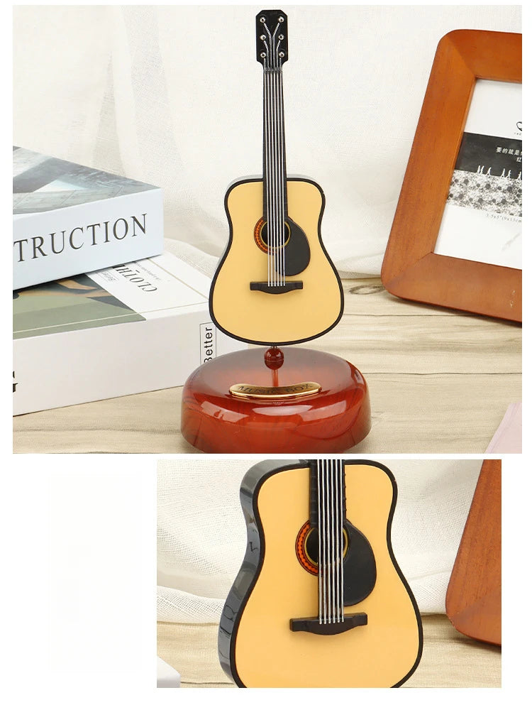 Caixa de música fonógrafo retrô clássico gramofone musical caixa mesa decoração