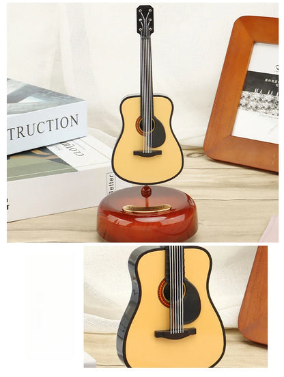 Caixa de música fonógrafo retrô clássico gramofone musical caixa mesa decoração