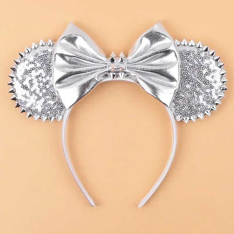 Tiaras Acessórios Disney Conjunto de 1 tiaras com orelhas rato para o Halloween, lantejoulas