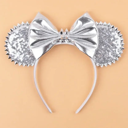Tiaras Acessórios Disney Conjunto de 1 tiaras com orelhas rato para o Halloween, lantejoulas