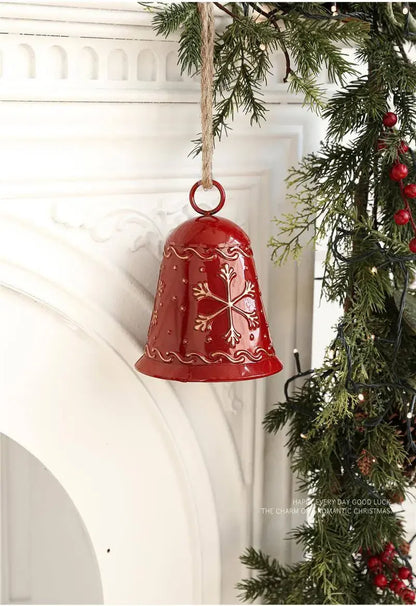 Enfeites De Sino De Natal Decoração de Pendentes, Sinos Decorativos de Natal em Metal