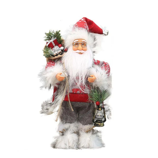 Boneco Papai Noel estatueta de papai Noel boneca de papai artesanato 30CM*18CM*10CM