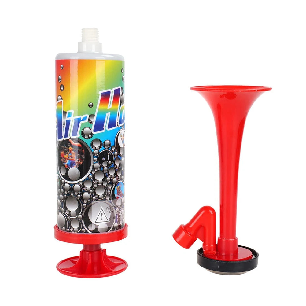 Buzina de ar de futebol - Buzina de estádio de ruído alto portátil com bomba de ar e voz alta