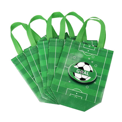 Bolsas Copa do Mundo De Tecido Não Tecido Com Tema Futebol, 5/10 Peças e Embalagem
