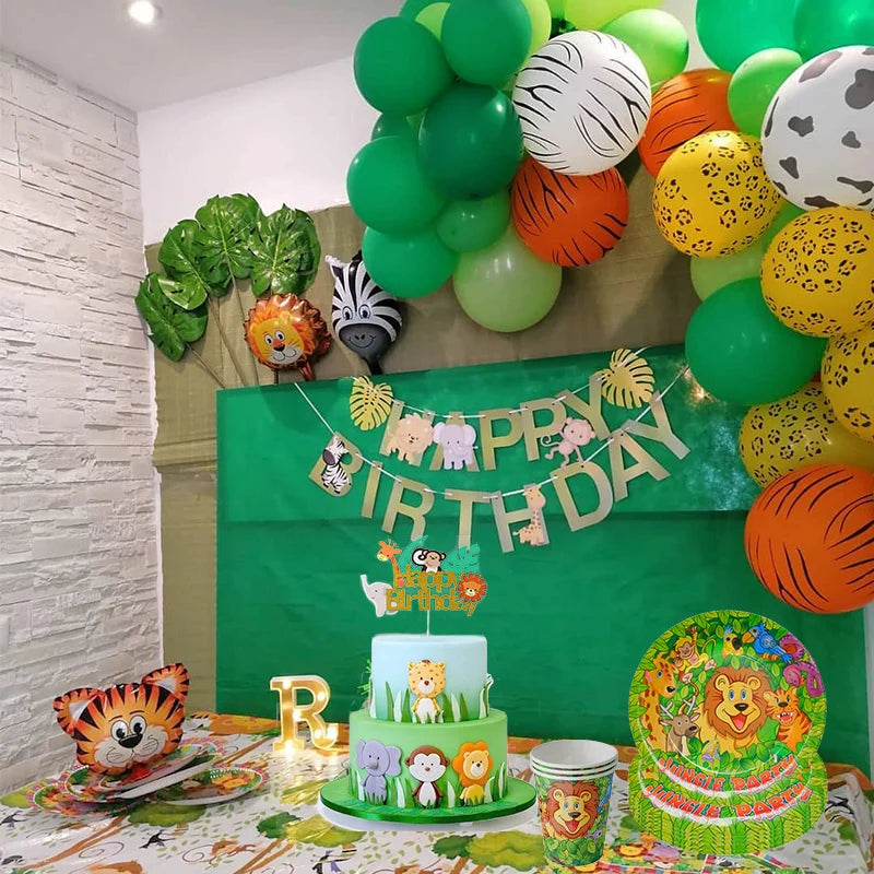 Kit de arco de guirlanda de balões Safari, 147 peças, verde sálvia, café, marrom e areia