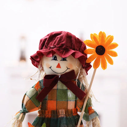 Kit Boneco Espantalho Decorativo para Festa Junina - Januário e Lindinha 40cm*20cm