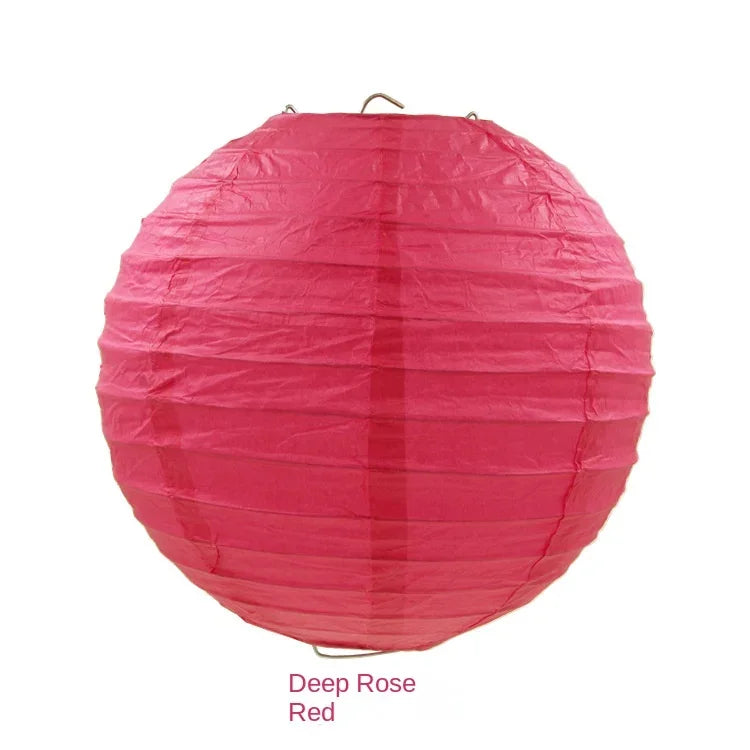 Lanterna de Papel Rendado Rosa 30cm - 01 unidade