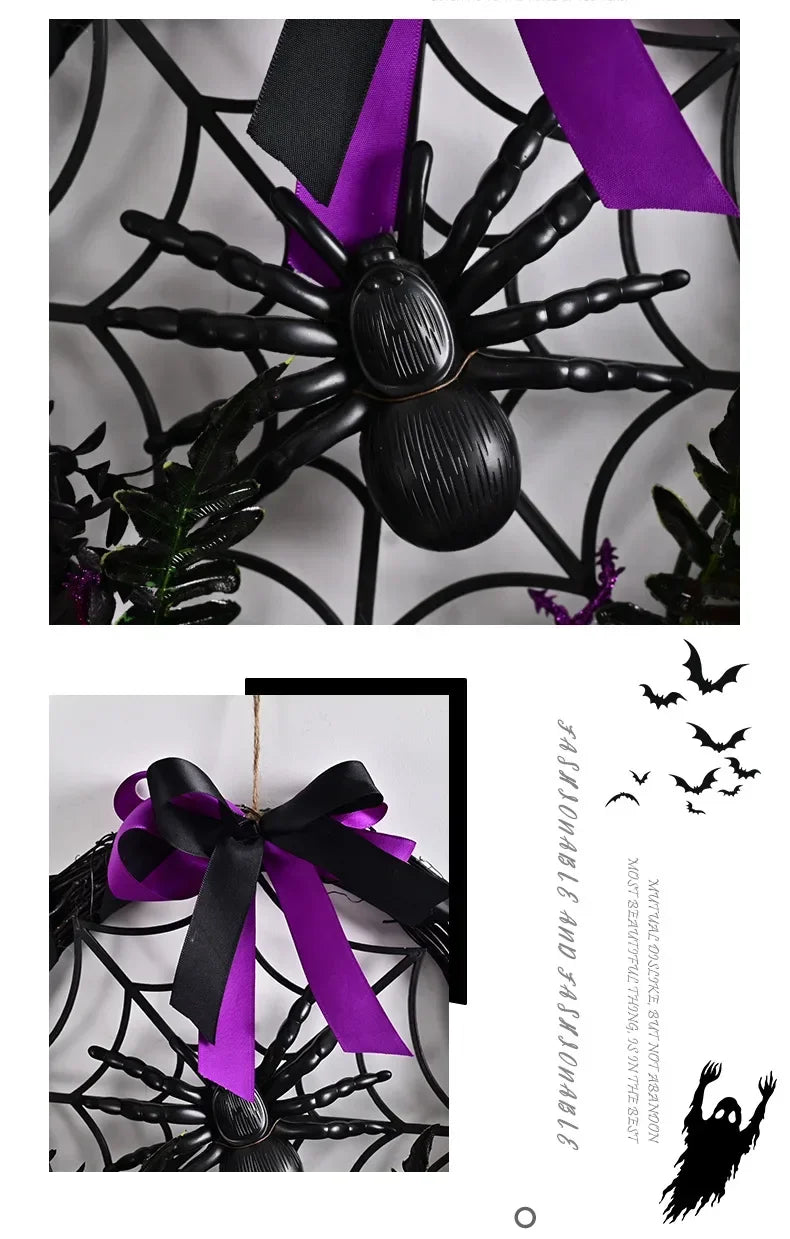 Guirlanda de Halloween com Videiras Roxas, Guirlanda de Halloween com Videiras Roxas
