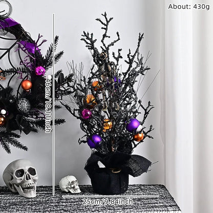 Guirlanda de Halloween com Videiras Roxas, Guirlanda de Halloween com Videiras Roxas