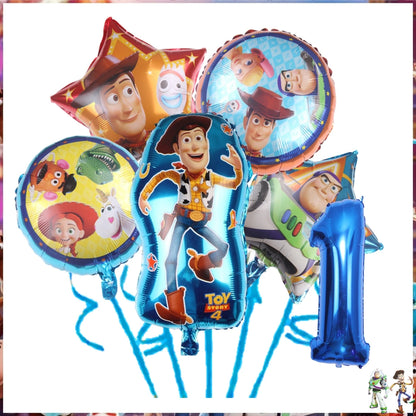 33 Modelos de decoração para festa de aniversário com tema Toy Story de história