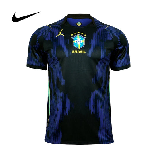 Camisa Brasil Azul Copa do Mundo Camisa Brasil Copa 2026 Unissex Azul Torcedor