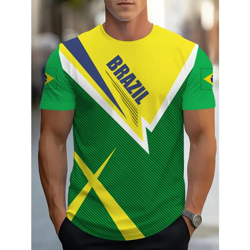 Camisa de Futebol Copa do Mundo para Homens e Mulheres 10 Pele Brasil Adulto Futebol