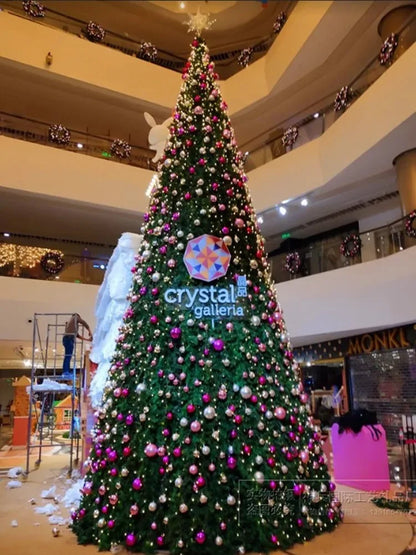 Árvore Pinheiro De Natal Modelo Super Luxo Cor Verde Green 3 metros a 6 metros