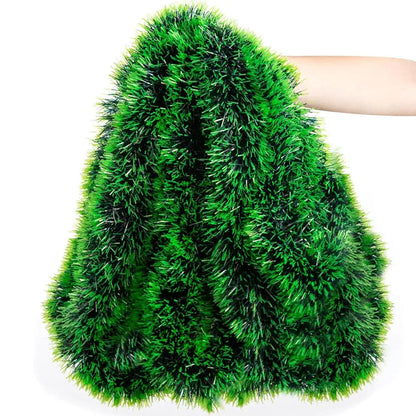 Guirlanda de Natal de 10 metros em 5 peças, guirlanda verde para árvore de Natal, guirlanda