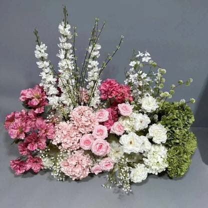 Flores artificiais de Natal Decoração de Natal, Folhagem natalina, arranjo natal, decoração