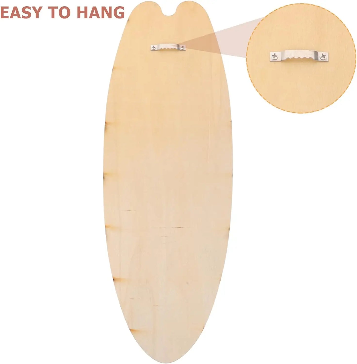 1 peças de prancha de surf decoração de parede pranchas de surf de madeira