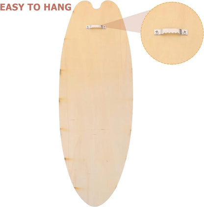 1 peças de prancha de surf decoração de parede pranchas de surf de madeira