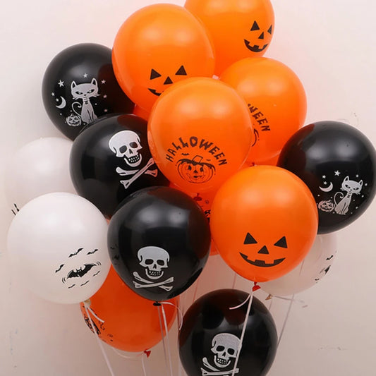 30 Unidades balões de decoração de Halloween, balões de látex de Halloween e balões