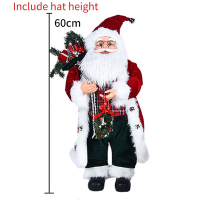 Papai Noel Papai Noel grande de 60cm, decoração de Feliz Natal para Lar, Feliz Ano Novo