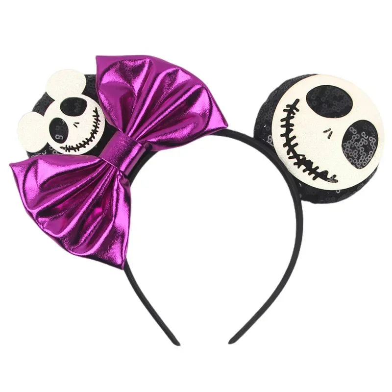 Tiaras Acessórios Disney Conjunto de 1 tiaras com orelhas rato para o Halloween, lantejoulas