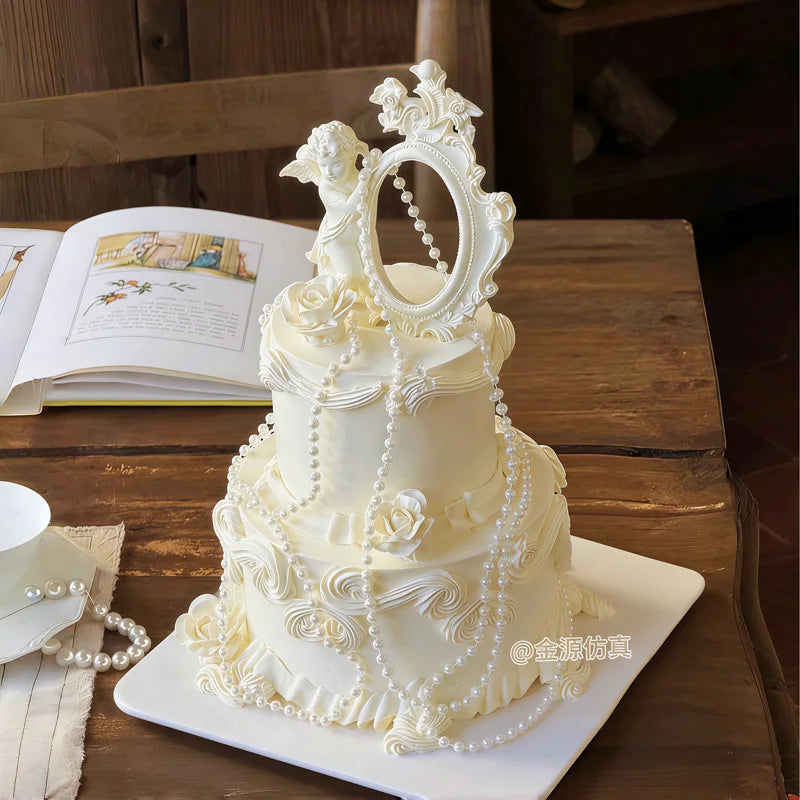 Bolo Fake Falso Cenográfico Decorativo Aniversário e Casamento Eventos Festas Temáticas Verão de Frutas