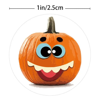 Adesivo de Halloween 500 Peças Autoadesivos Adesivos Doces Fantasma Abóbora