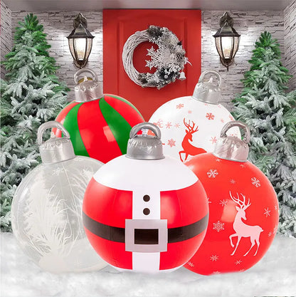 Bola de Natal Inflável, Inflável para Exterior, Bolas Infláveis Decoradas, Decoração e Infláveis