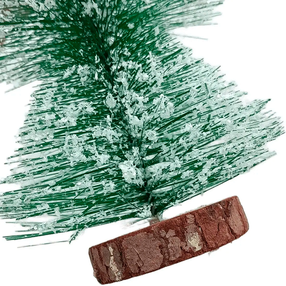Mini Árvore De Natal Flocos Neve Pinheiro Enfeite Mesa 33cm*12cm Mini Pinheiro de Natal