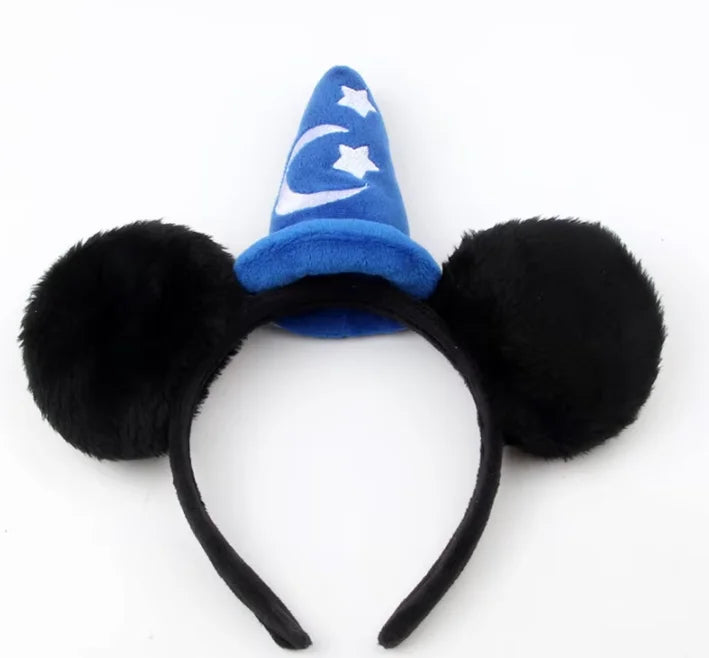 Tiaras Mickey Orelhas de Mickey de feiticeiro, lantejoulas Azul (menino feiticeiro)