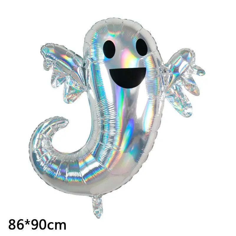 Balões grandes Halloween, conjunto independente balões grandes alumínio, abóbora