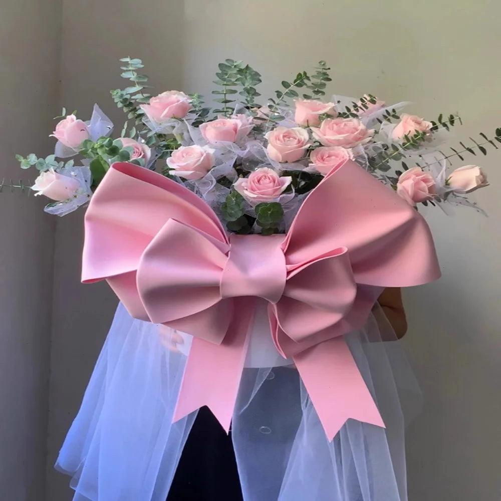 Laço Grande Natal Luxo Glitter 30/50/75cm Para Decoração - Cor Vermelho