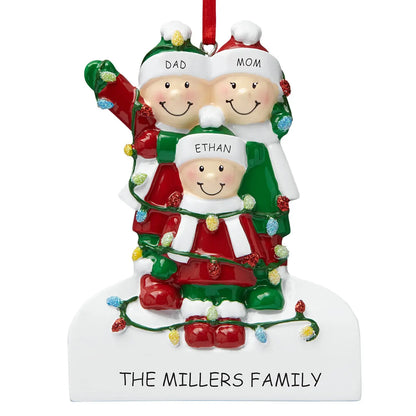 Porta-Retrato Árvore de Natal Enfeite de Natal Personalizado em Formato de Porta-Retrato 7.8cm*7.7cm